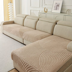 Arc 2pcs Bohemian Plush Sofa Cushion Set by Snagg A Sofa Cover