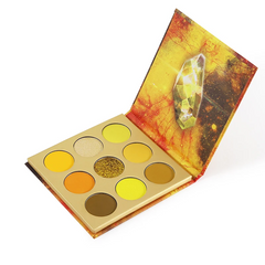 Gemstone Inspired 9 -Color Artistry Palette – High-Pigment Matte, Shimmer & Metallic Shadow Collection
