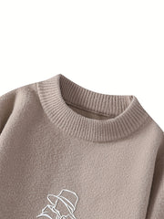 Men’s Graphic Knit Sweatshirt by Snagg A Jumper