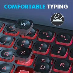 Ergonomic Wireless Keyboard & Mouse Combo for PC, Mac & Laptop by Snagg A Keyboard
