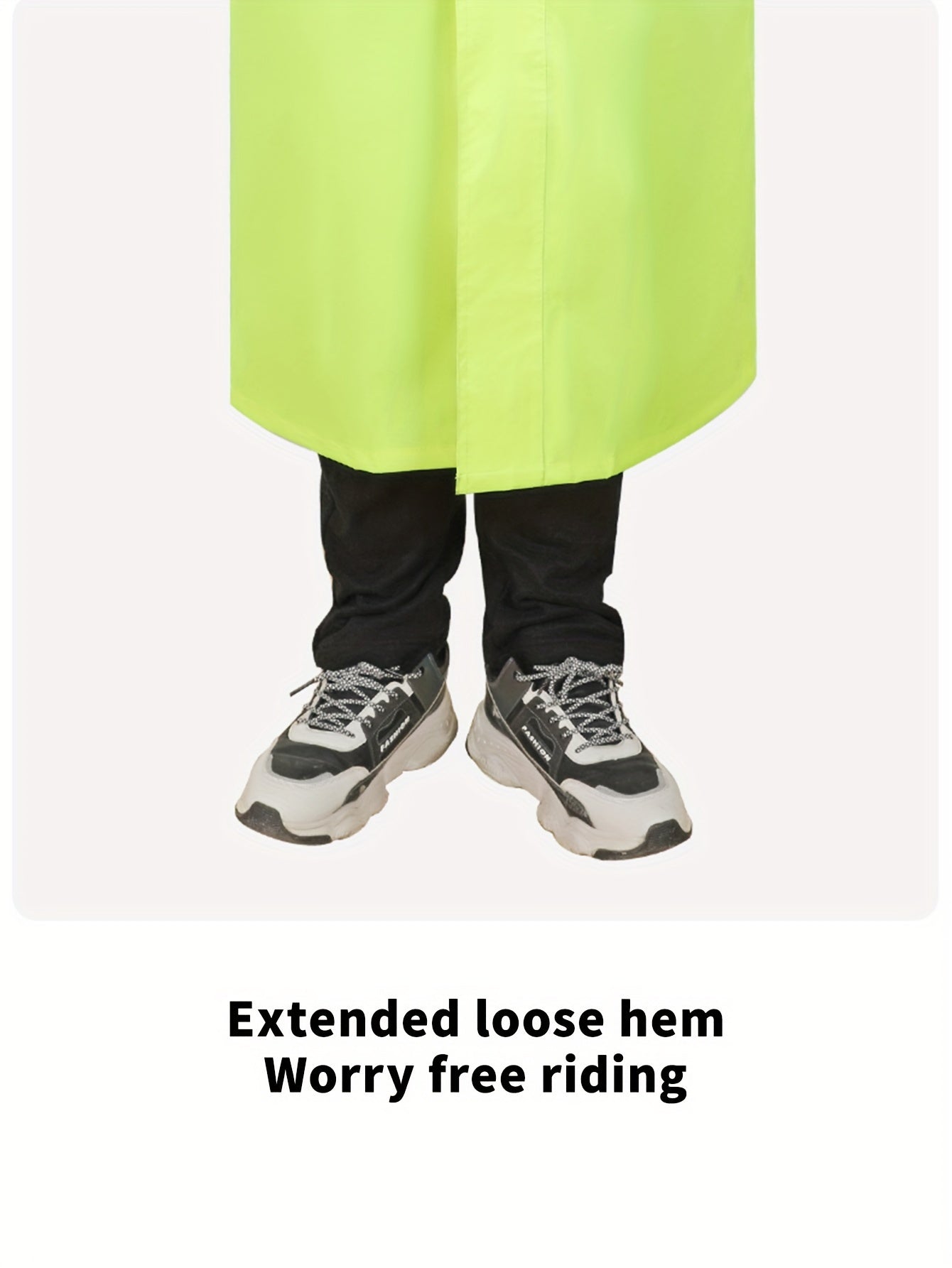 Men’s Double Layer Long Raincoat with Hood by Snagg A Raincoat