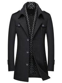 Men’s Sheep Tweed Coat with Scarf Collar by Snagg A Coat