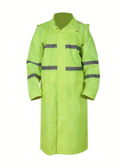 Men’s Double Layer Long Raincoat with Hood by Snagg A Raincoat