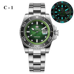 Classic 41mm Diver’s Quartz Wristwatch