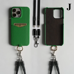 Multifunctional Leather Crossbody Case For iPhone 16 Pro Max / Series