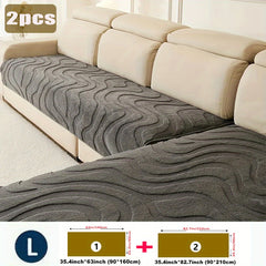 2pcs Bohemian Modern Wave Sofa Cushion Cover Set by Snagg A Sofa Cover