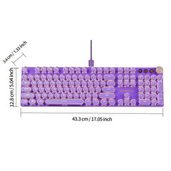 Retro Typewriter Mechanical Keyboard for PC & Laptop by Snagg A Keyboard