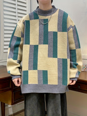 Men’s Geometric Pattern Sweater by Snagg A Jumper