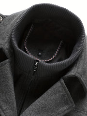 Men’s Autumn/Winter Double-Breasted Tweed Coat by Snagg A Coat