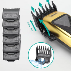 Professional 11000 RPM Vector Motor Clipper – High Velocity DLC Precision System with Modular Replacement Body