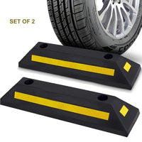 Heavy Duty Rubber Parking Stopper by Snagg A Wheel Chock