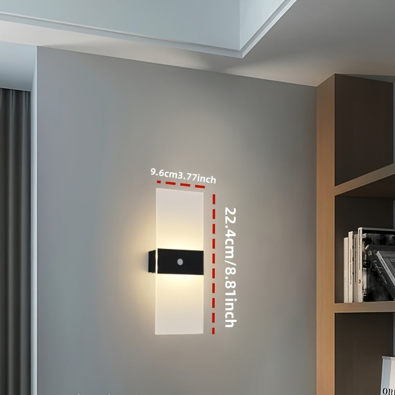 2pcs Rechargeable Magnetic Night Lights by Snagg A Wall Light