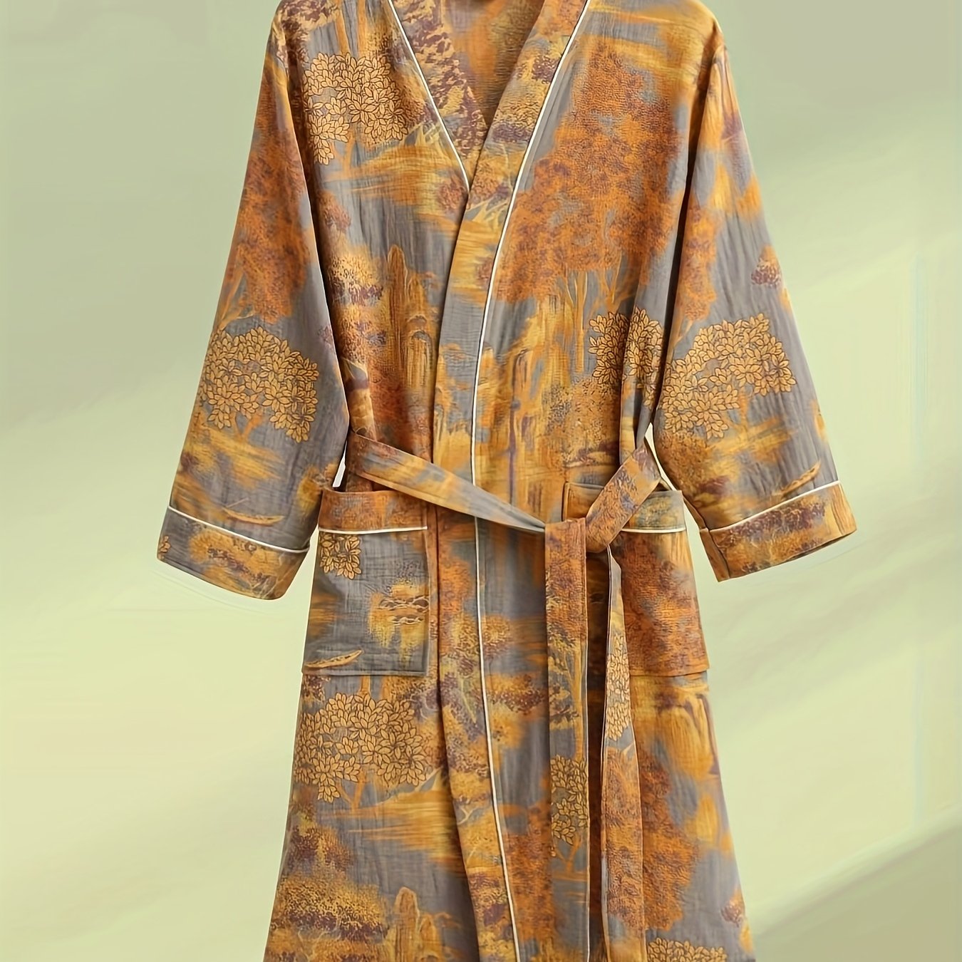 Men’s & Women’s Cotton Double Gauze Bathrobe by Snagg A Pajama