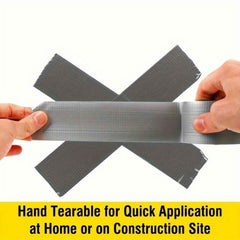 8 Rolls Heavy Duty Silver Duct Tape — 4.8cm × 200cm - Power Tools Gadget