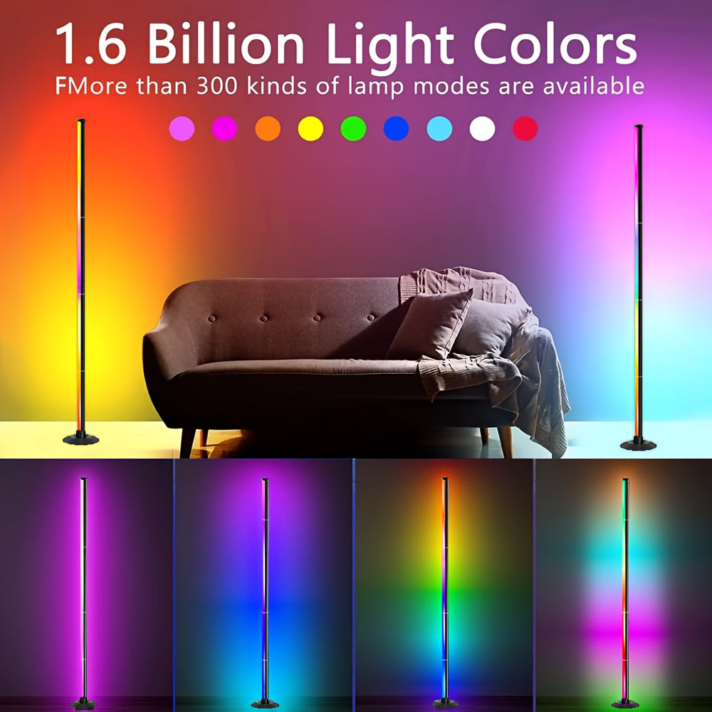 2pcs Smart RGB Splicing Floor Lamps by Snagg A Floor Lamp