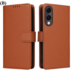 2 in 1 Removable Magnetic Wallet Case – Samsung Galaxy S22 Series - Brown / For S22Ultra - Phone Cases & Covers