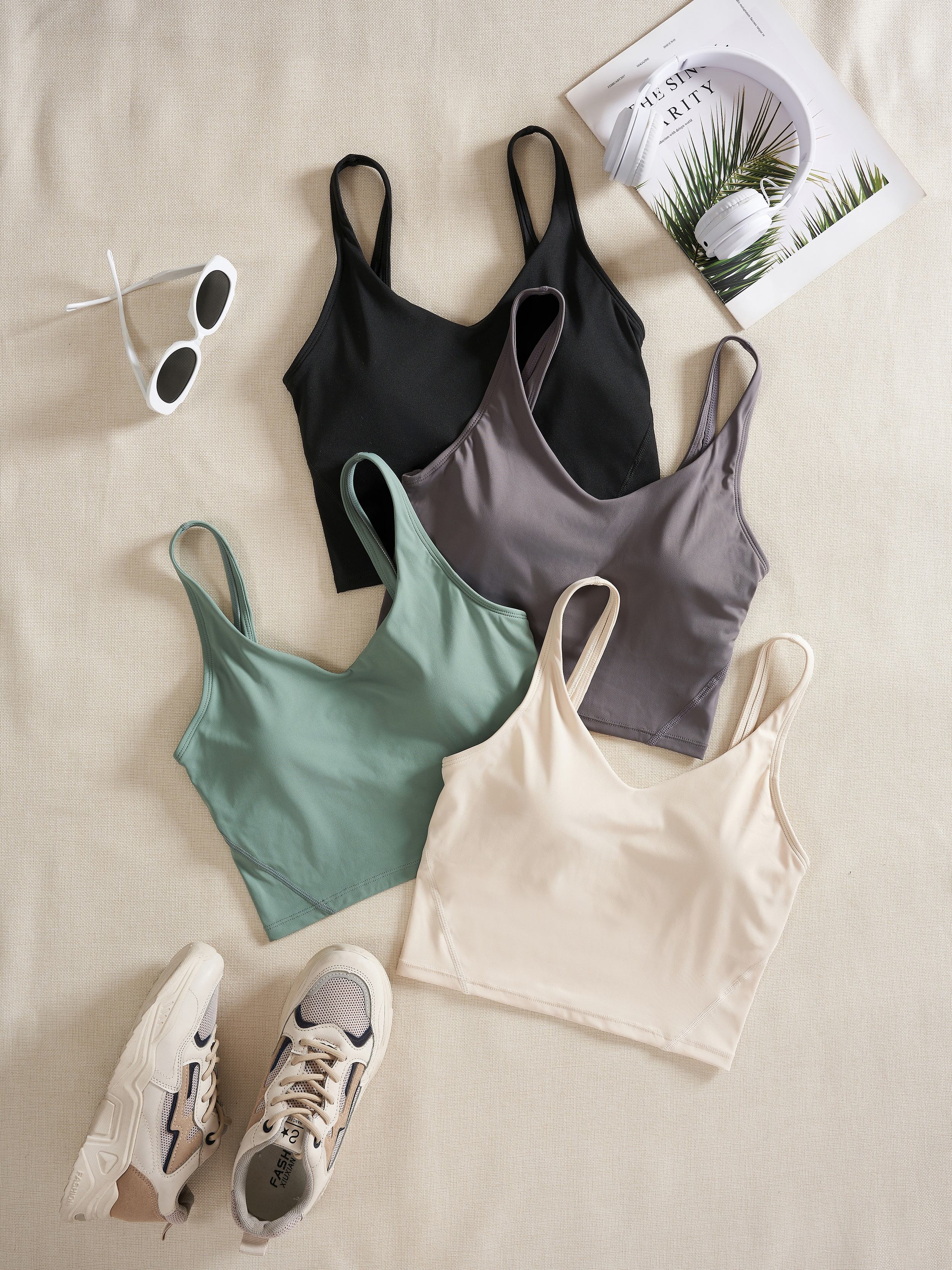 Women’s 4-Piece Sports V-Neck Tank Top by Snagg A Tank Top