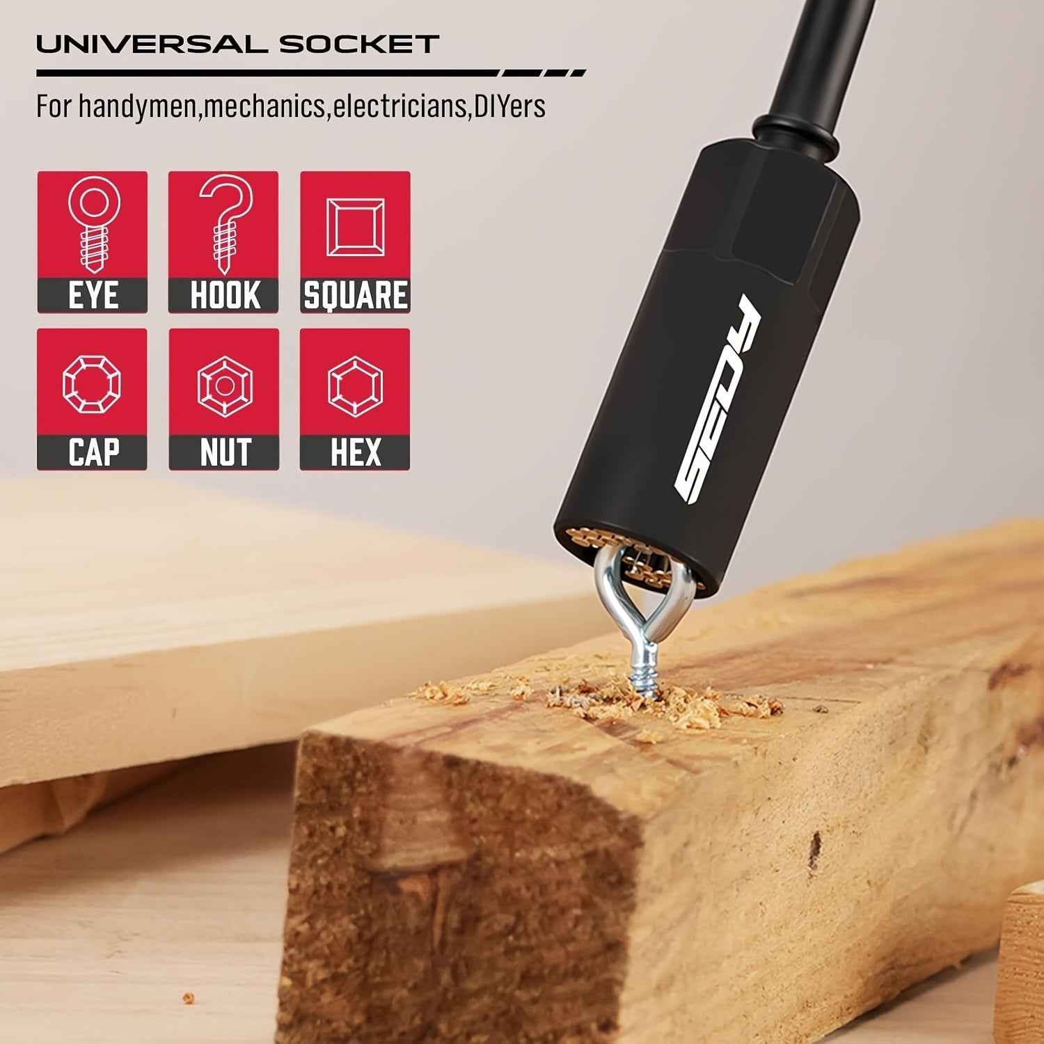 80 Pcs Universal Impact Magnetic Socket & Nut Driver Set – Metric & SAE, Cr-V Steel, Quick-Release Extension