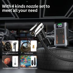 Portable Car Jump Starter with Air Compressor by Snagg A Jump Starter