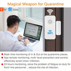 12 Pack WiFi Door & Window Sensors by Snagg A Sensor Alarm