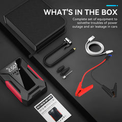 5 in 1 Car Jump Starter with Air Compressor by Snagg A Jump Starter