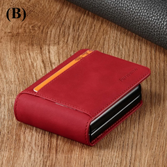 Ultra Thin Flip Leather Wallet Case – for Samsung Galaxy Z Flip Series