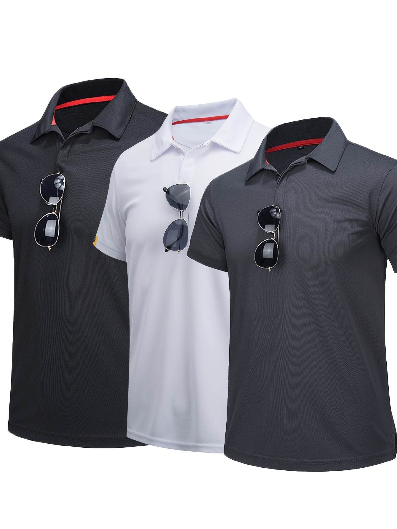 3-Pack Men’s Classic Polo Shirts - SnaggIt