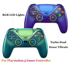 RH-5188 RGB Wireless Controller - Full Hall Effect & Programmable Precision for PS5