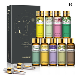 9 Pieces Essential Oil Library – 100% Pure 10ml Botanical Set for Diffusion, Artisanal Crafting & Wellness