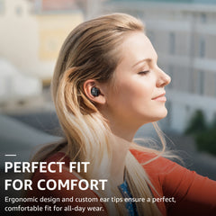 AI Smart Wireless Earbuds | ENC Noise Cancelling In-Ear Headphones (59H Battery, LED Display) by Snagg An EarBud