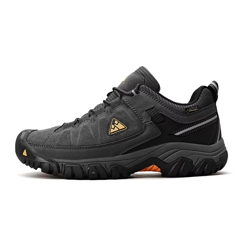 Men's Leather Hiking Shoes – EVA Sole Climbing & Walking Shoes, 4 Colours