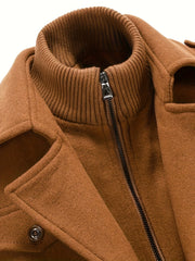 Men’s Autumn/Winter Double-Breasted Tweed Coat by Snagg A Coat