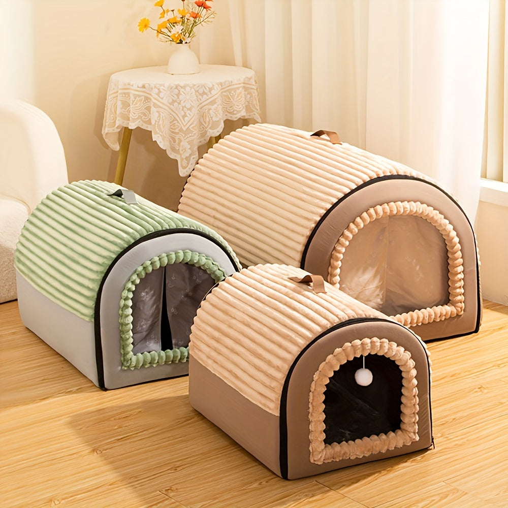Soft Sanctuary Enclosed Dog & Cat Bed by Snagg A Cave