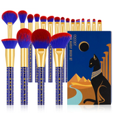 19 Piece Professional Makeup Brush Set – Egyptian Inspired Beauty Kit