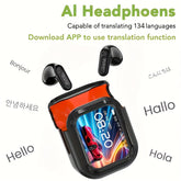 Wireless TWS Earbuds | LED Display In-Ear Headphones with 131-Language Translation & Mic by Snagg An EarBud