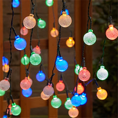 3 Pcs Of Solar Bubble Ball String Lights – 14 M Each by Snagg An Outdoor Light