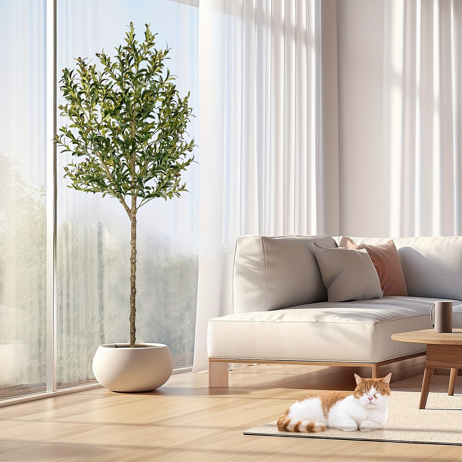 Artificial Olive Tree with Planter by Snagg A Plant