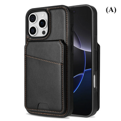 2 in 1 Detachable Card Pocket Magsafe Case – for iPhone 16 Series - A - Black / Phone Cases & Covers