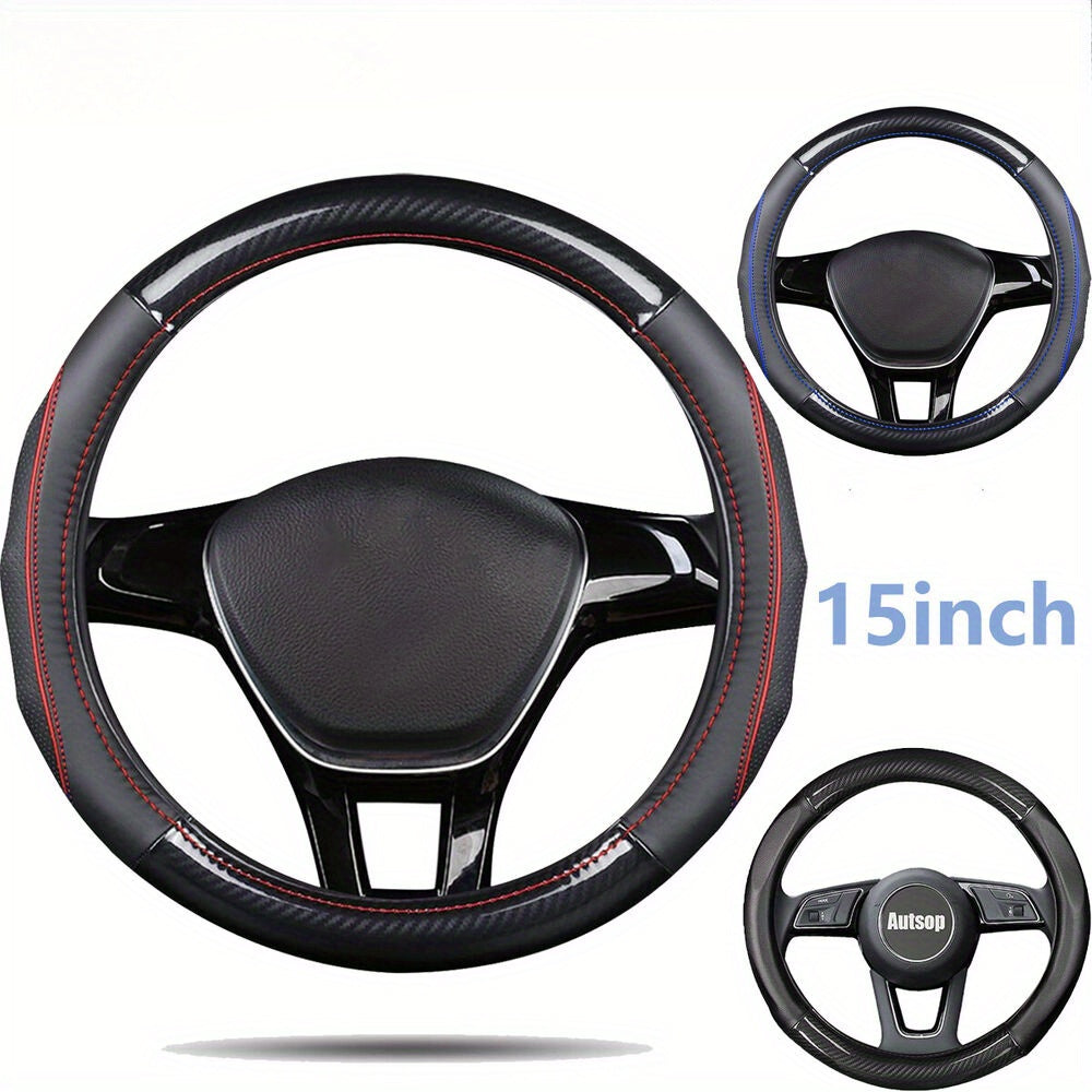 Carbon Fiber Style Steering Wheel Cover by Snagg A Steering Wheel Cover