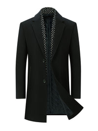New Fall/Winter Men’s Wool Coat with Scarf Collar by Snagg A Coat