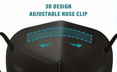 150 Pcs of Black Face Masks with a 5 Layer Design by Snagg A Face Mask