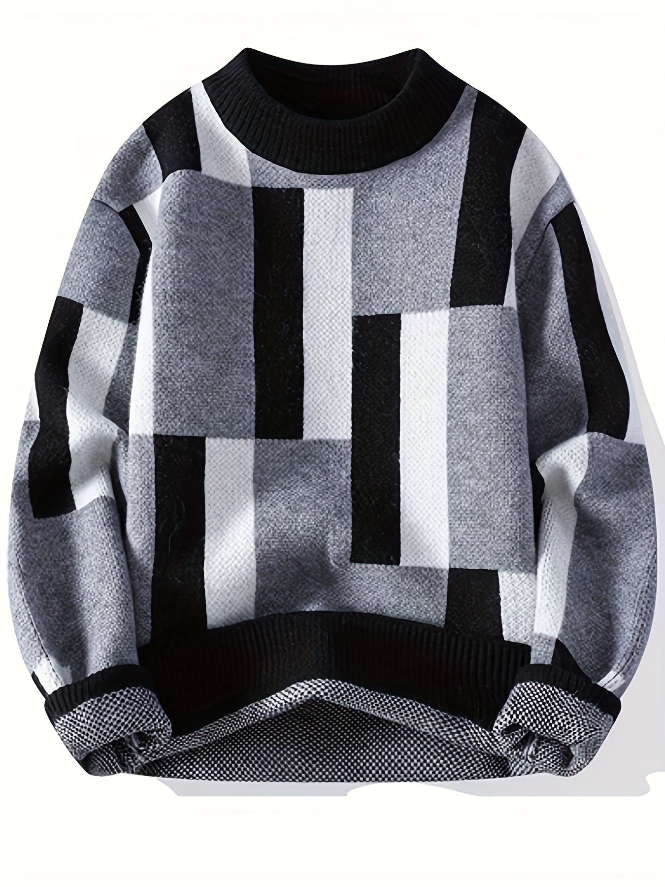 Men’s Geometric Pattern Sweater by Snagg A Jumper