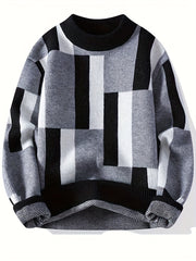 Men’s Geometric Pattern Sweater by Snagg A Jumper