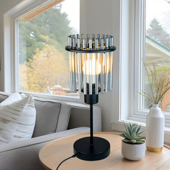 Modern Gray Glass Table Lamp by Snagg A Table Lamp