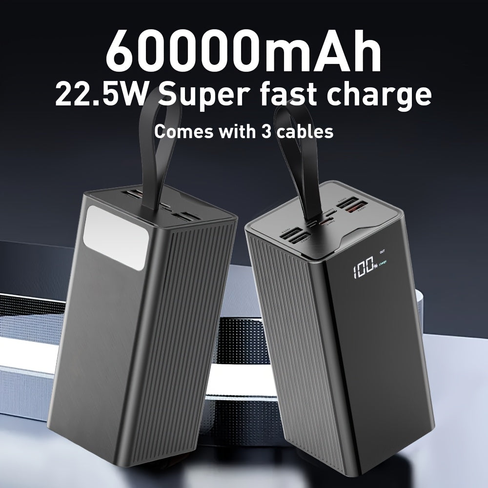 60000mAh Portable Mirror-shaped Portable Power Bank by Snagg A Power Bank