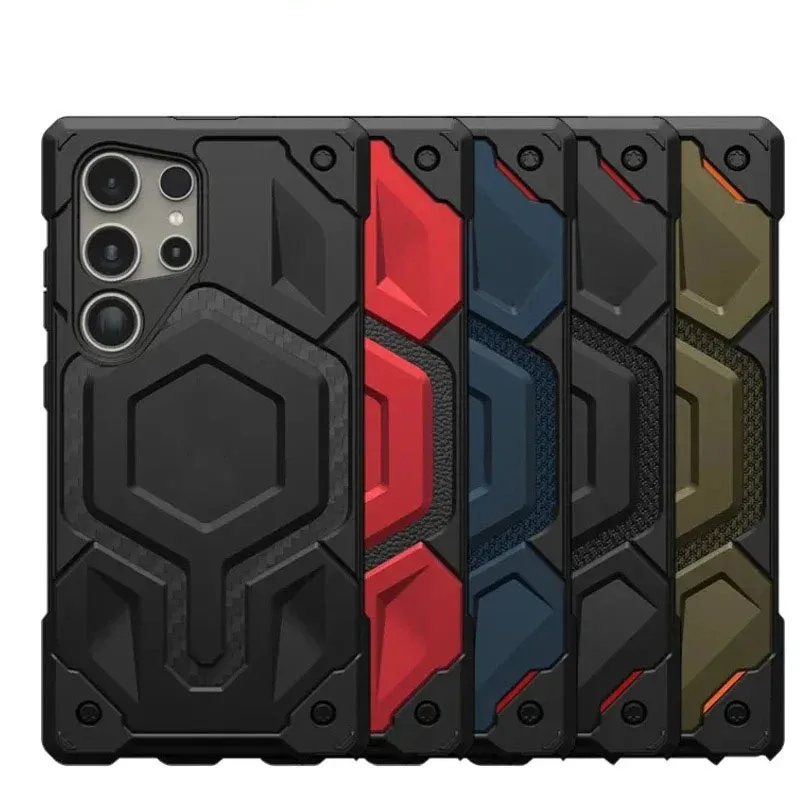 Military Shockproof Rugged Magsafe Case - for Samsung Galaxy S25 Series - Phone Cases & Covers