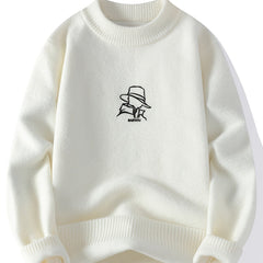 Men’s Graphic Knit Sweatshirt by Snagg A Jumper