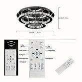 36W Modern Crystal LED Ceiling Light by Snagg A Ceiling Light