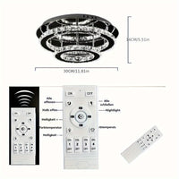 36W Modern Crystal LED Ceiling Light by Snagg A Ceiling Light