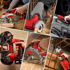 2 Pack 12 V 8.0 Ah Lithium-Ion Battery — Replacement for M12 Series Cordless Tools